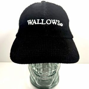 Wallows Concert Tour Merch Soft Black Corduroy Hat/Cap USA L.A. Alt Rock Band